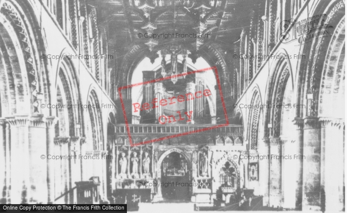 Photo of St Davids, Cathedral Nave c.1955