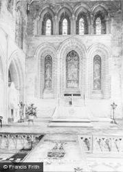 Cathedral, The High Altar c.1960, St Davids