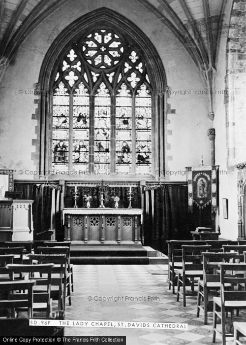 Photo of St Davids, Cathedral, The Lady Chapel c.1955