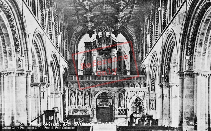 Photo of St Davids, Cathedral, The Nave c.1930