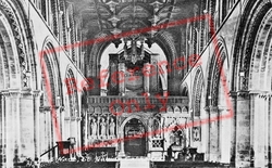 Cathedral, The Nave c.1930, St Davids