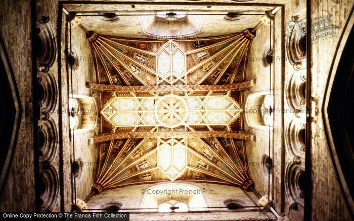 Photo of St Davids, Cathedral, Tower Lantern Ceiling 1981