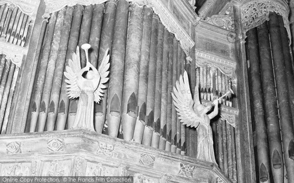 Photo of St Davids, Cathedral, Trumpeting Angels c.1960