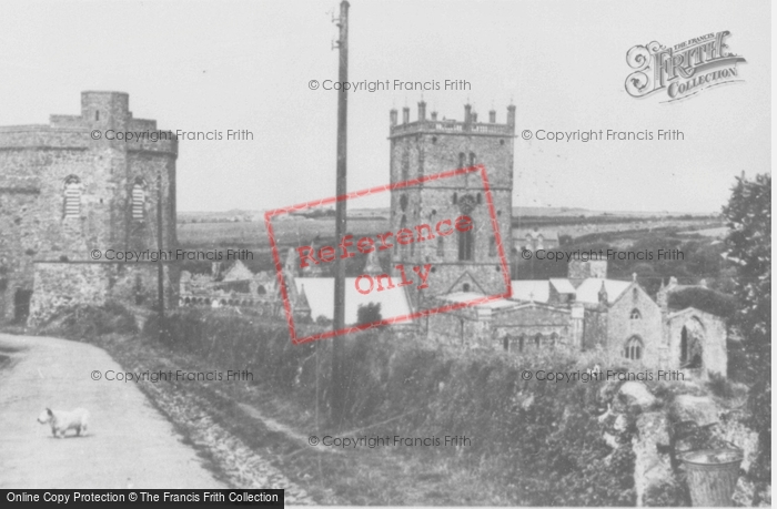 Photo of St Davids, Gateway And Cathedral c.1955