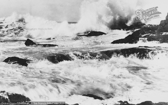 Photo of St Davids, Rough Sea c.1960