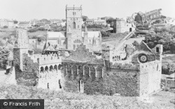 The Cathedral And Bishops Palace c.1960, St Davids