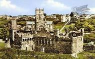 The Cathedral And Bishops Palace c.1960, St Davids