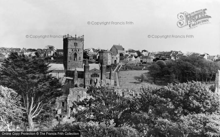 Photo of St Davids, The Cathedral And City c.1960