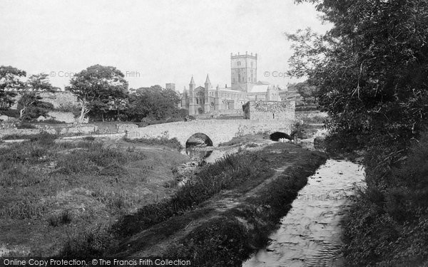 Photo of St Davids, The Cathedral, From The South West 1890