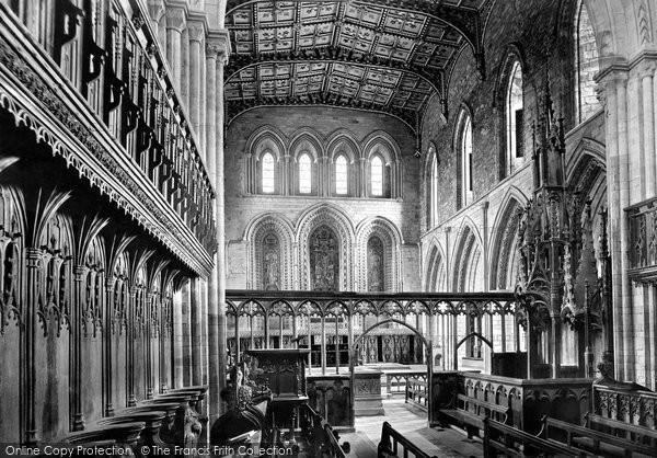 Photo of St Davids, The Cathedral, The Choir Looking East 1890