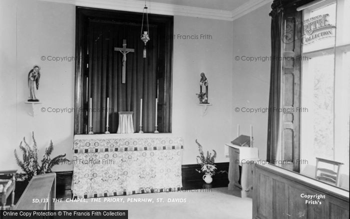 Photo of St Davids, The Chapel, The Priory, Penrhiw c.1960
