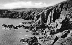 The Cliffs, Non's Well c.1955, St Davids