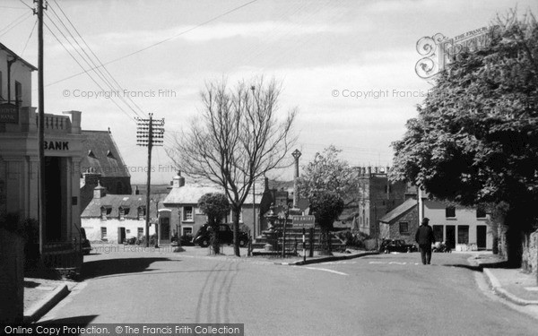 Photo of St Davids, The Square c.1955
