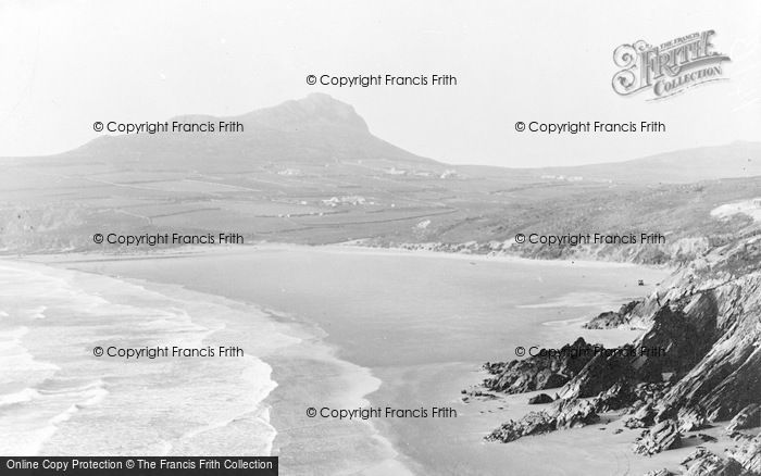 Photo of St Davids, Whitesand Bay c.1955