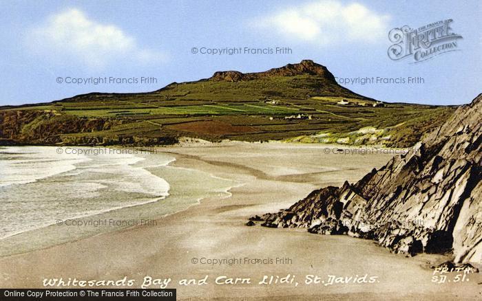 Photo of St Davids, Whitesands Bay And Carn Llidi c.1950