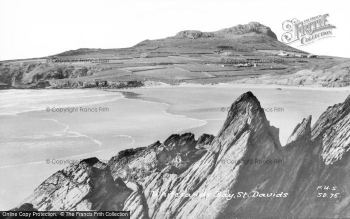 Photo of St Davids, Whitesands Bay c.1955