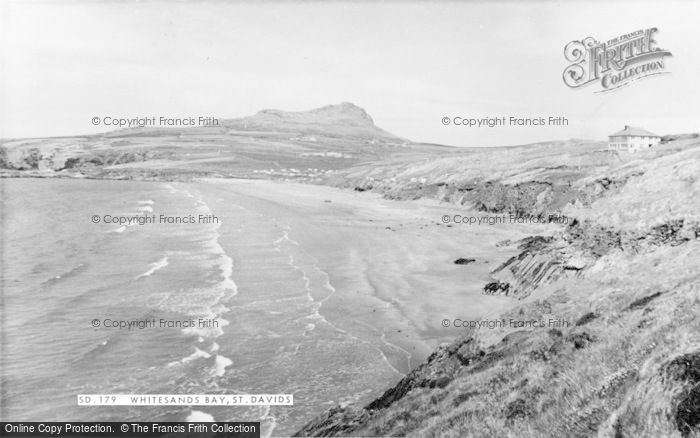 Photo of St Davids, Whitesands Bay c.1960