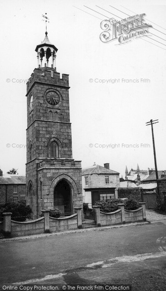 Photo of St Day, Clock Tower c.1955