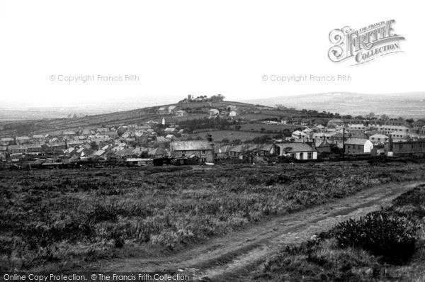 Photo of St Dennis, View From Trelavour Downs c.1960