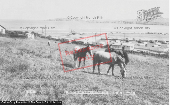 Photo of St Dogmaels, Poppit Sands Caravan Site And Teifi Estuary c.1965
