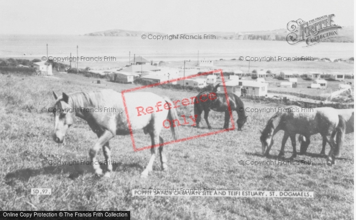 Photo of St Dogmaels, Poppit Sands Caravan Site And Teifi Estuary c.1965