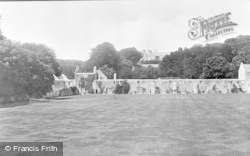St Donats, Castle From Old Barracks 1910, St Donat's