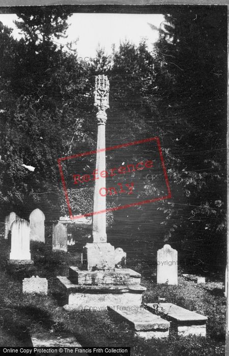 Photo of St Donats, Churchyard, Old Cross 1910