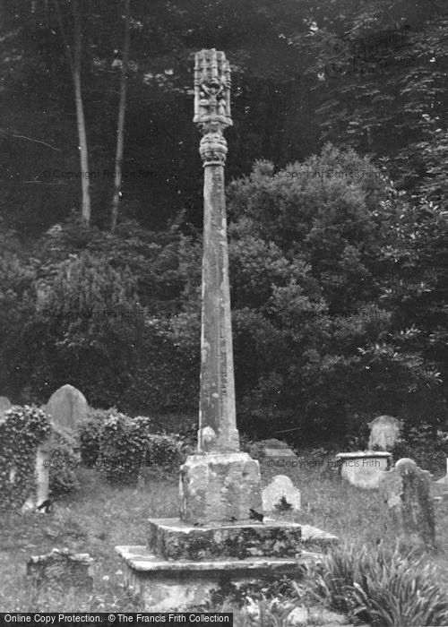 Photo of St Donats, Churchyard, The Cross 1953