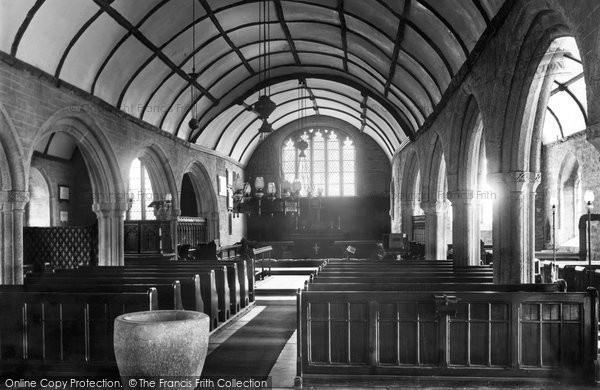 Photo of St Endellion, The Church, Interior 1895