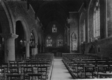 Church Interior 1907, St Germans
