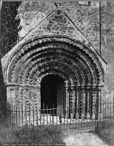 Photo of St Germans, Port Eliot, The Church Porch c.1875