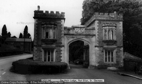 Photo of St Germans, The Main Lodge, Port Eliot Entrance c.1960