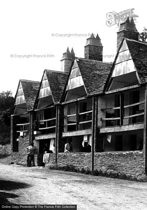 Photo of St Germans, The Old Almshouses 1890