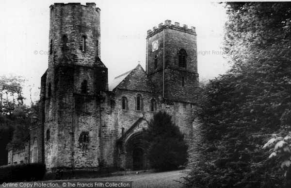 Photo of St Germans, The West Front And Towers c.1955