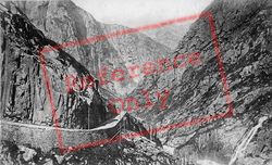 View From Pont Du Diable c.1875, St Gotthard Pass