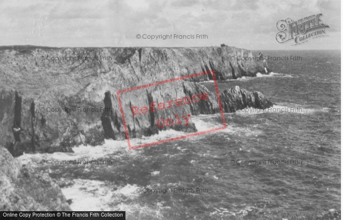 Photo of St Govan's Head, c.1955