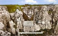 Chapel And Steps 1893, St Govan's Head