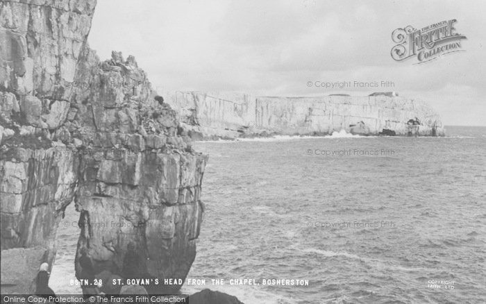 Photo of St Govan's Head, From The Chapel c.1955
