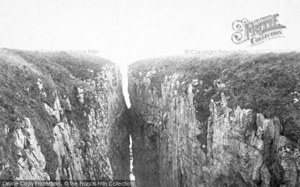 Photo of St Govan's Head, Huntsman's Leap 1890