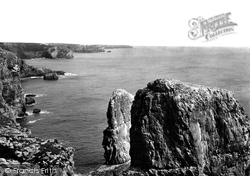 Stack Rocks 1890, St Govan's Head