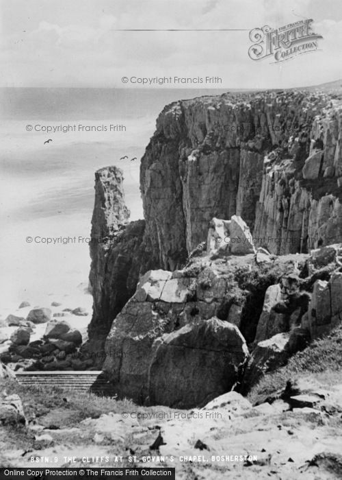Photo of St Govan's Head, The Cliffs c.1955