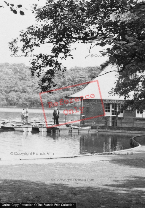 Photo of St Helens, Boats In Taylor Park c.1955