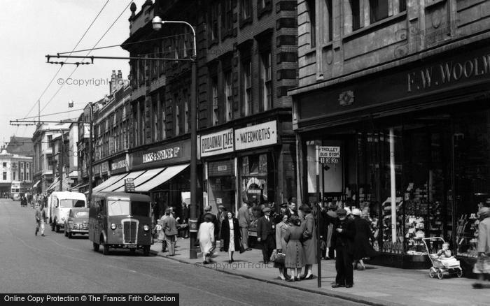 Photo of St Helens, Shops On Church Street 1952