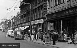 Shops On Church Street 1952, St Helens