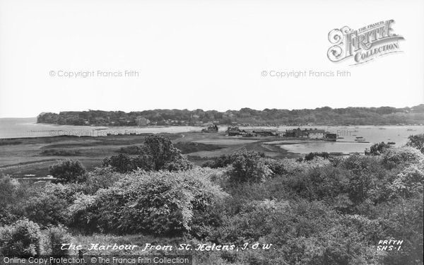 Photo of St Helens, The Harbour c.1955