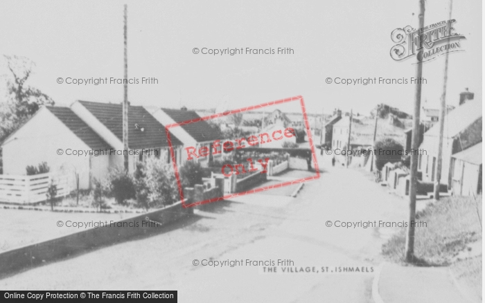 Photo of St Ishmaels, The Village c.1960