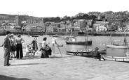 Artist By The Harbour c.1947, St Ives