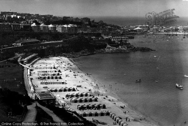Photo of St Ives, Bathing Beach c.1955