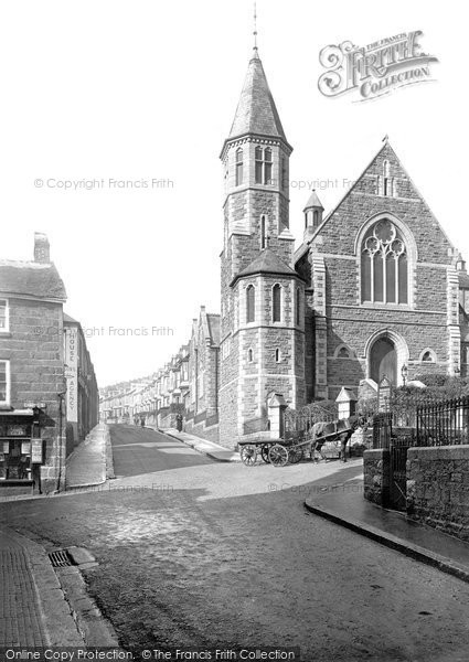 Photo of St Ives, Bedford Road And The United Methodist Church 1922