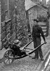 Boys With Barrow, Bailey's Lane 1906, St Ives